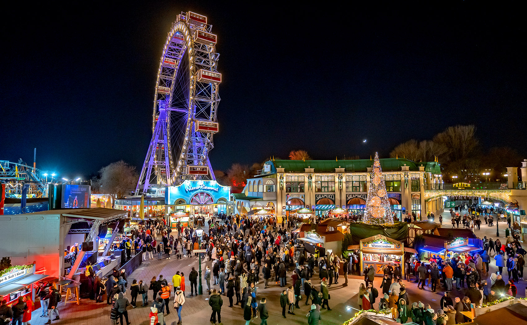 Winterstimmung im Wurstelprater ⋆ Prater.at